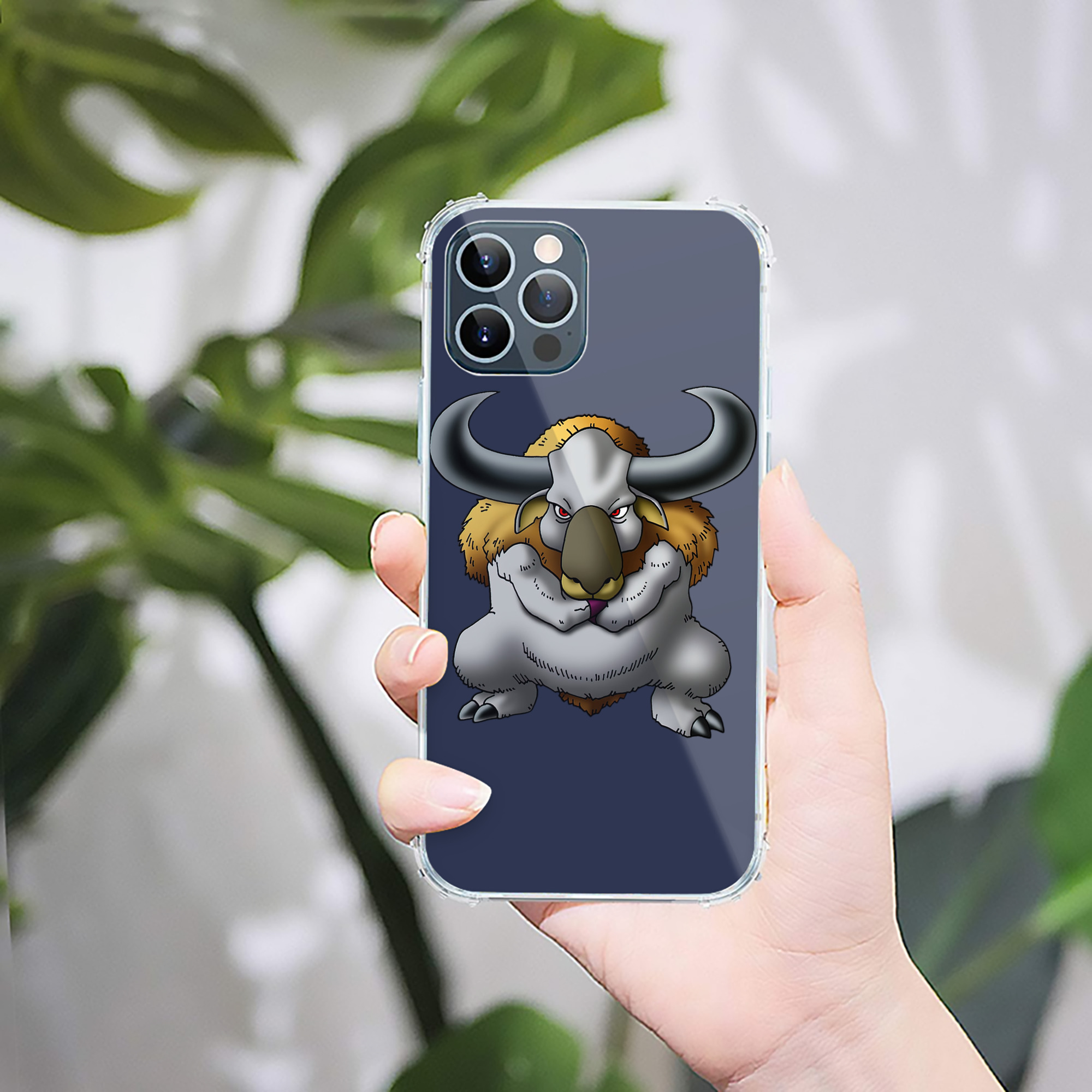 （画像用） ドラゴンクエスト Doragon Kuesuto Dragon Quest 【iPhone 12シリーズ対応】透明スマホケース（クリアソフトケース）
